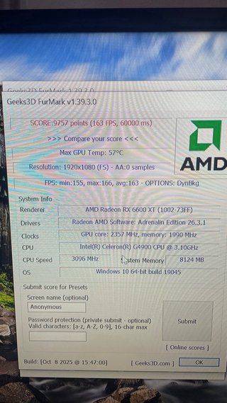 MSI Radeon RX 6600 XT Tarjeta Gráfica