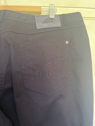 Pantalón Punto Roma azul marino Talla Grande