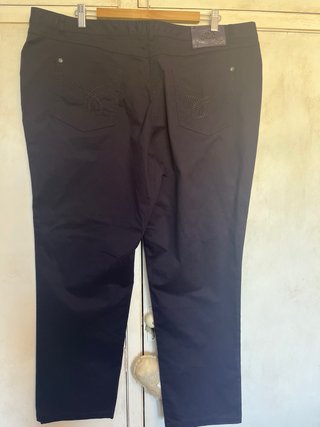Pantalón Punto Roma azul marino Talla Grande