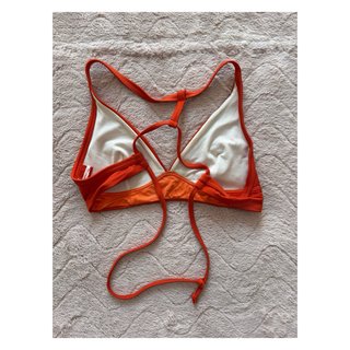 Parte de arriba bikini Decathlon naranja Talla: 95