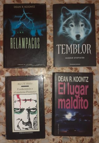 LOTE DE 4 LIBROS EN BUEN ESTADO