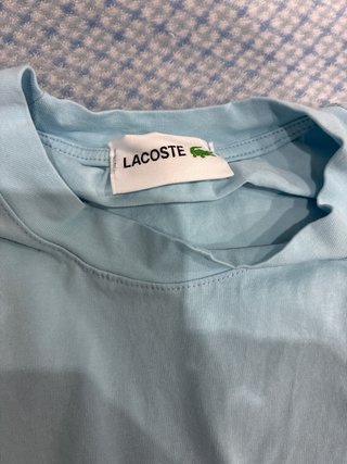 Camiseta Lacoste Azul Cielo Talla M