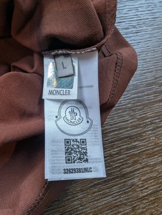 Maglietta Moncler Uomo M Marrone