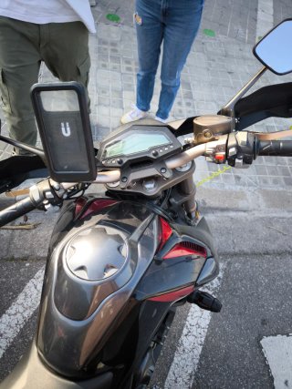 Moto Zontes 125U1 Negra/Roja
