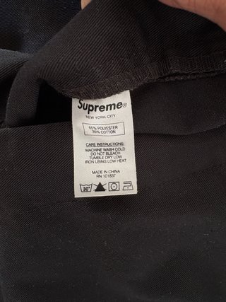 Pantalones Chinos Supreme Negros talla 34