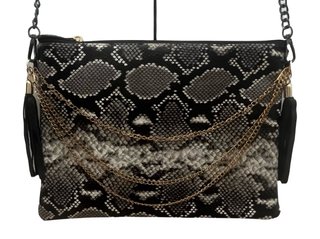 Bolso/Clutch Piel Ubrique artesanal Animal Print