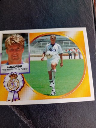Cromo Michael Laudrup Rookie Real Madrid 94-95