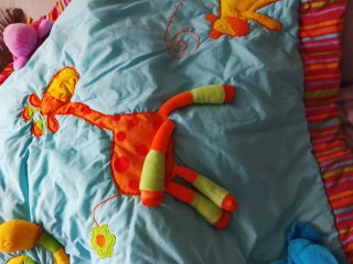 Tapete de juegos para bebé con animales