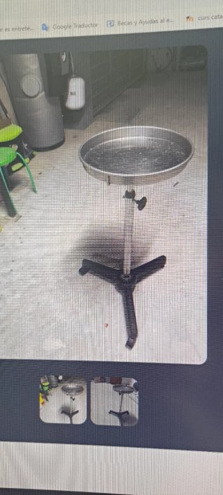 Taburete / aprendizaje de  peluquería con bandeja