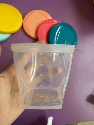 Pack 6 Contenedores Conservación 250ml