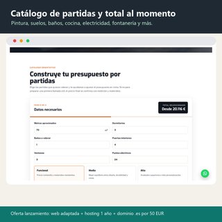 Web profesional para reformistas