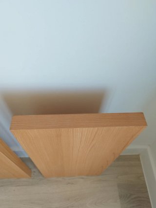 Baldas de madera color haya 60x30 (2 unidades)