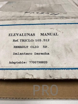 Elevalunas Renault Clio 1 105512 Nuevo