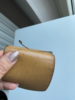 Portabanconote pelle marrone vintage ARTEX