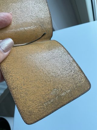 Portabanconote pelle marrone vintage ARTEX