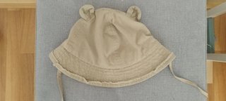 Gorro bucket algodón con orejas niños