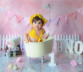 Bañera vintage soporte newborn/bebés