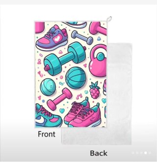 Toalla Fitness Nueva Diseño Divertido