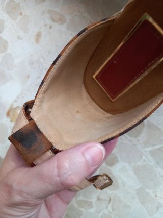 Sandalias esparto animal print