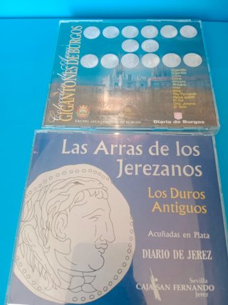 Dos Colección de Monedas arras de plata