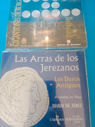 Dos Colección de Monedas arras de plata
