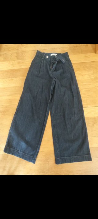 Vaqueros Anchos Azul Oscuro