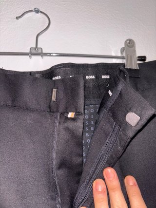 Traje BOSS Hombre Regular Fit Negro