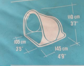 Tienda de campaña infantil