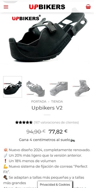 Upbikers Cubrebotas Moto