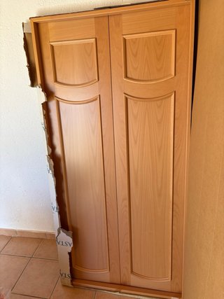Armario empotrado madera nuevo