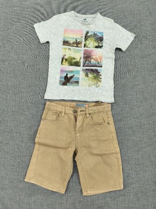 Set bambino 5-6 anni maglietta e pantaloncini