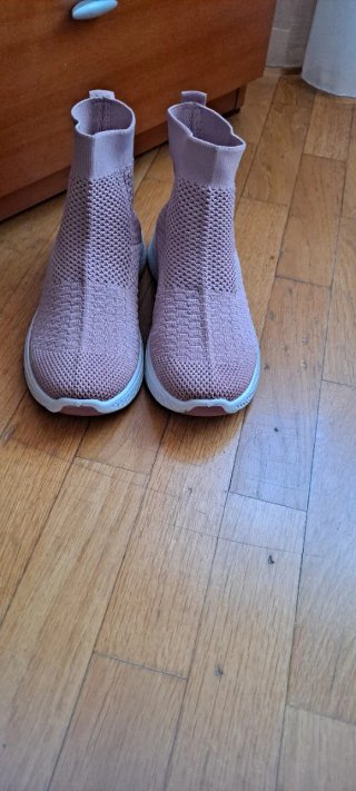 Zapatillas "sock sneakers" mujer rosa