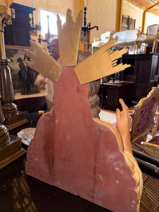 Busto Sagrado Corazón de  jesus madera