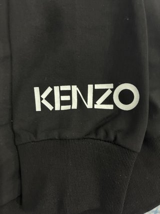 Sudadera Kenzo Paris Negra Logo Multicolor