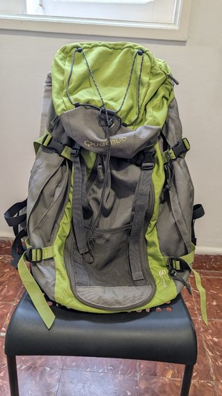Mochila de senderismo Quechua 60L