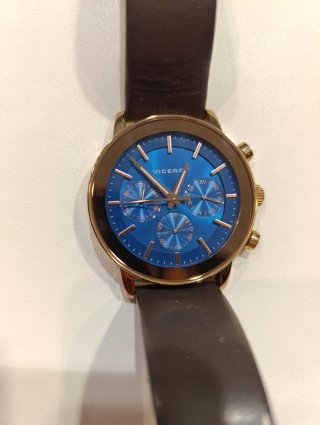 Reloj Viceroy 47897 Cuarzo Azul Dorado