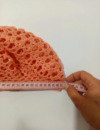 Boina Crochet Verano Algodón Hecha a Mano
