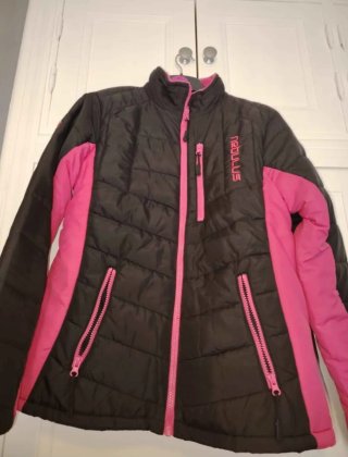 Chaqueta Nebulus Mujer Negra y Rosa