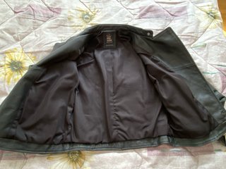 Chaqueta Piel Zara Negra