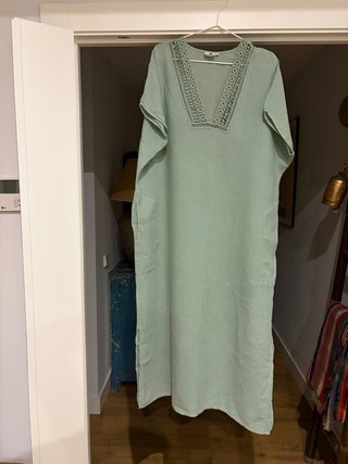 Kaftán Hartford Verde Agua Talla Única