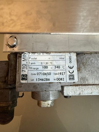 Válvula gas segura termopar multifunción 1 x 120€