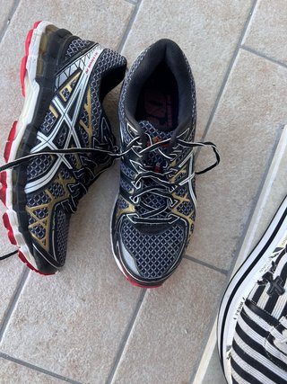 Scarpe Asics Uomo Nero Oro