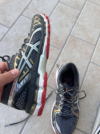 Scarpe Asics Uomo Nero Oro