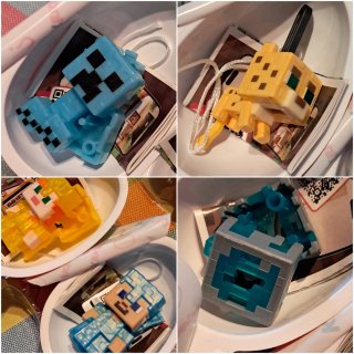 Colección Completa Figuras Minecraft Kinder Joy.