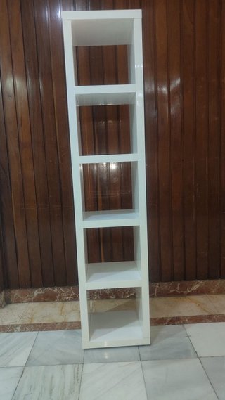 Estantería blanca alta 203 cm