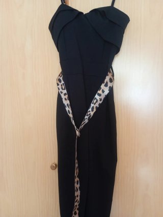 Mono fiesta mujer negro