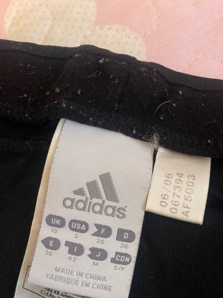 Mallas Adidas Negras 3 Rayas Mujer