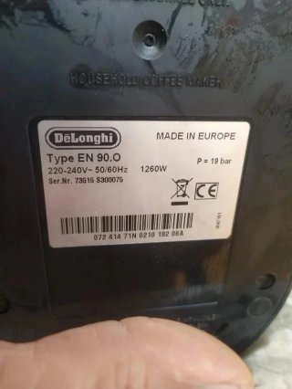 Ricambio per Macchina da Caffè Nespresso DeLonghi