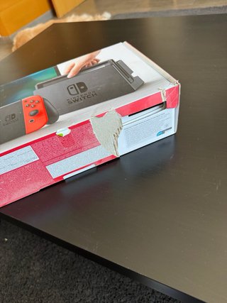 Nintendo Switch Azul Rojo Caja