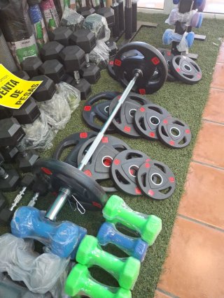 Par discos olímpicos 2.5 kg